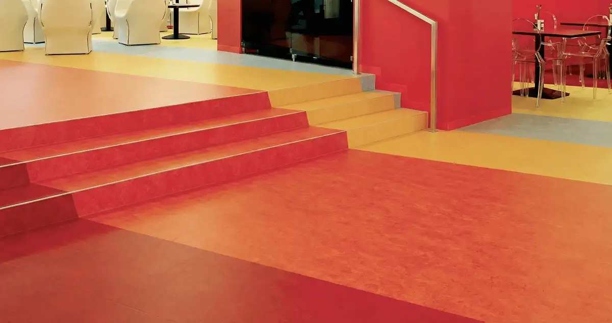 Snack bar with beautiful professionally installed linoleum flooring in Charleston, SC
